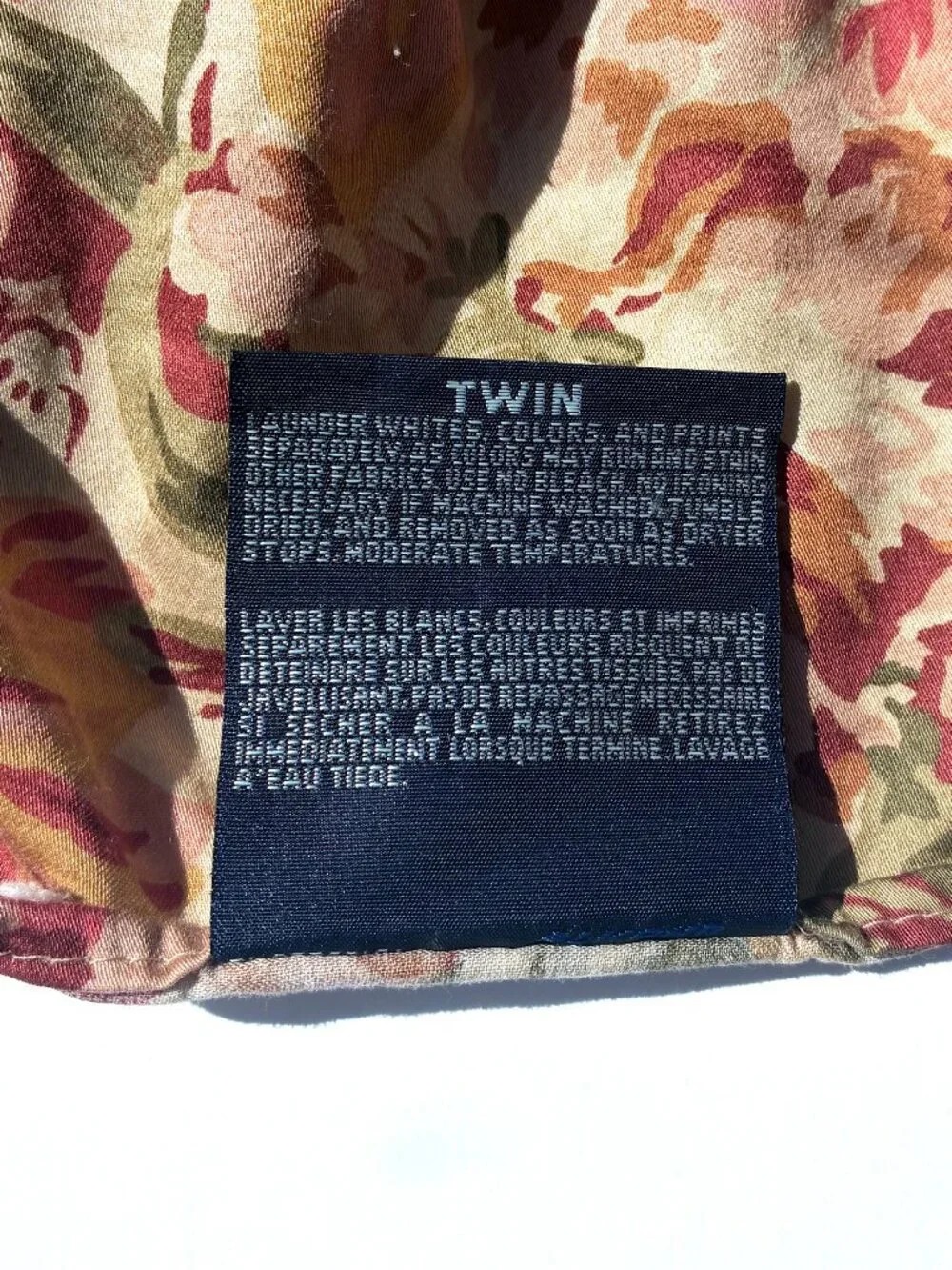 Rare VTG Ralph Lauren Guinevere Twin Bed Skirt Dust Ruffle, ‘90s